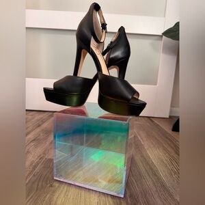 Jessica Simpson Black Platform Heels